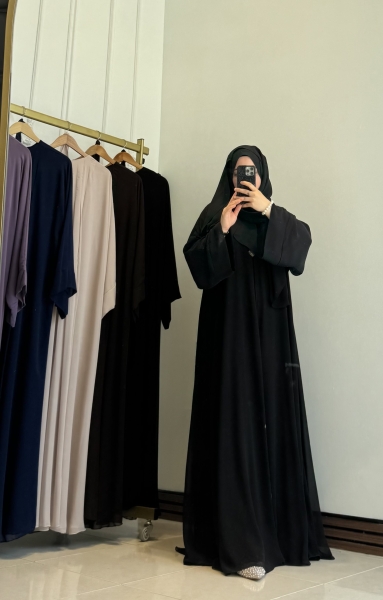 Ahsen Abaya Ferace Siyah Renk