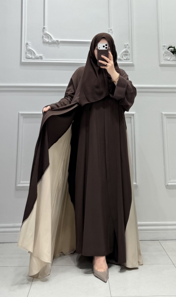 Duala Abaya Kahverengi