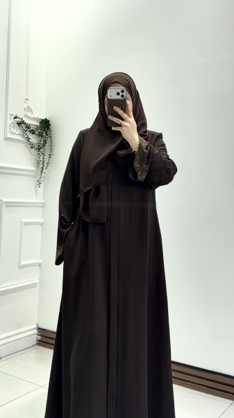 Glora Abaya Kahverengi