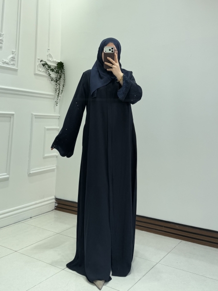 Glora Abaya lacivert
