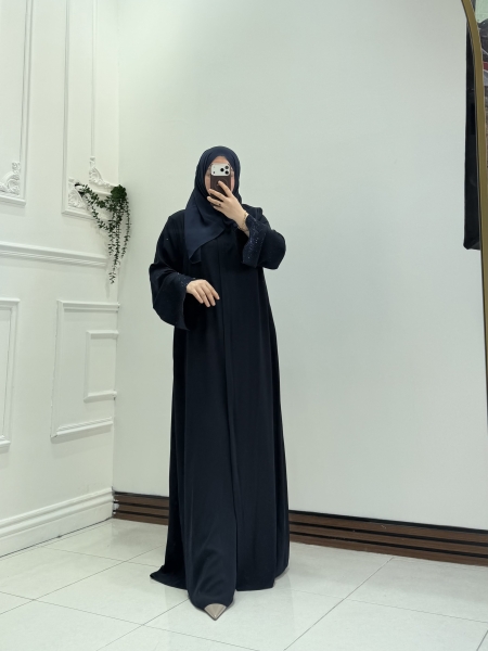 Glora Abaya lacivert