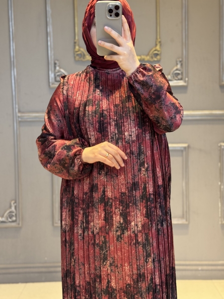 Mahinur Elbise Kırmızı