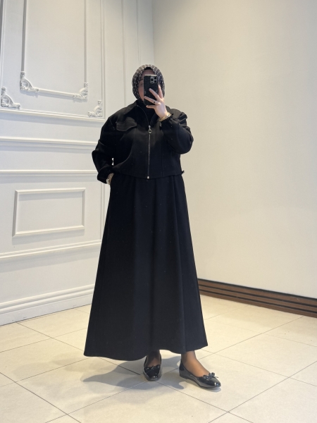 Nora Ceketli Takım Siyah