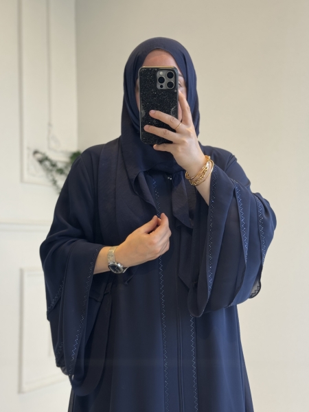 Nura Abaya Lacivert