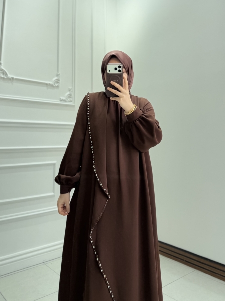 Ondera Elbise Kahverengi