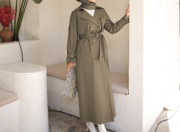 Classic Verde Trençkot Yeşil