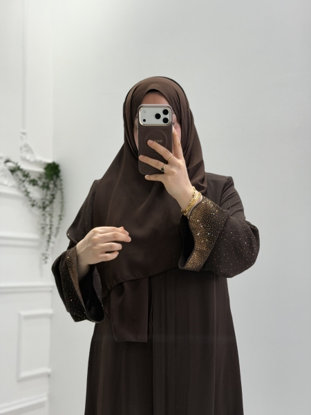Glora Abaya Kahverengi