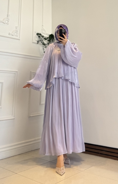 Levera Etekli Takım Lila