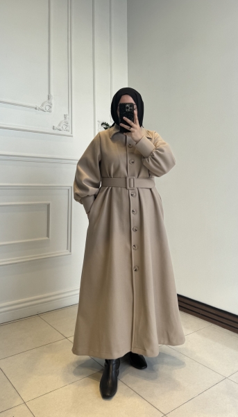 Nisvan Kaşe Kaban Bej