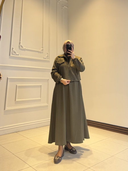 Nora Ceketli Takım Yeşil