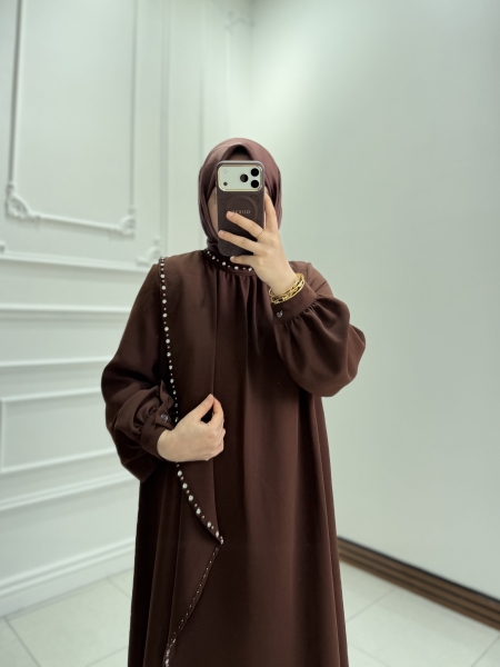 Ondera Elbise Kahverengi