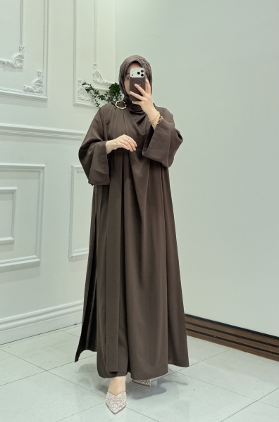 Tokalı Takım Kahverengi